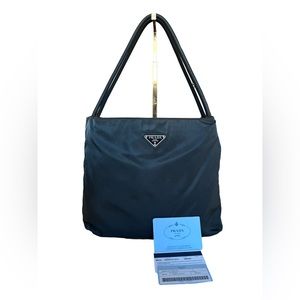 SOLD Authentic Prada Tessuto City Ebano Nylon Tote Bag